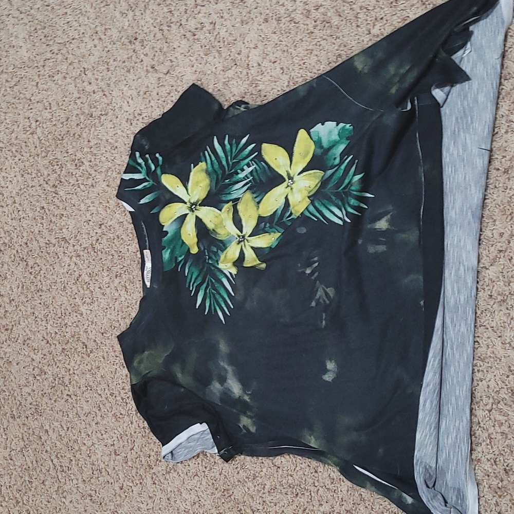 Floral Tshirt women's size 2x